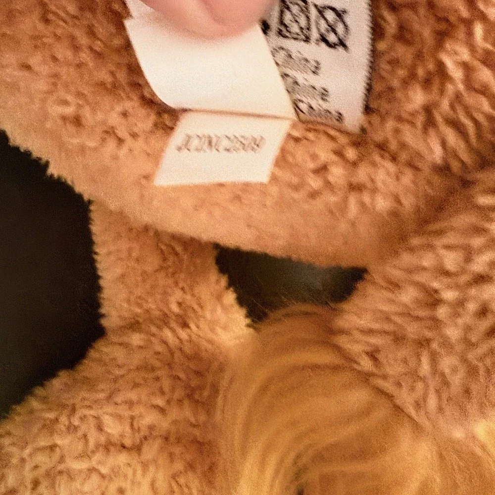 Rare Retired Jellycat Toothy Lion Plush Stuffed Animal Gold 14